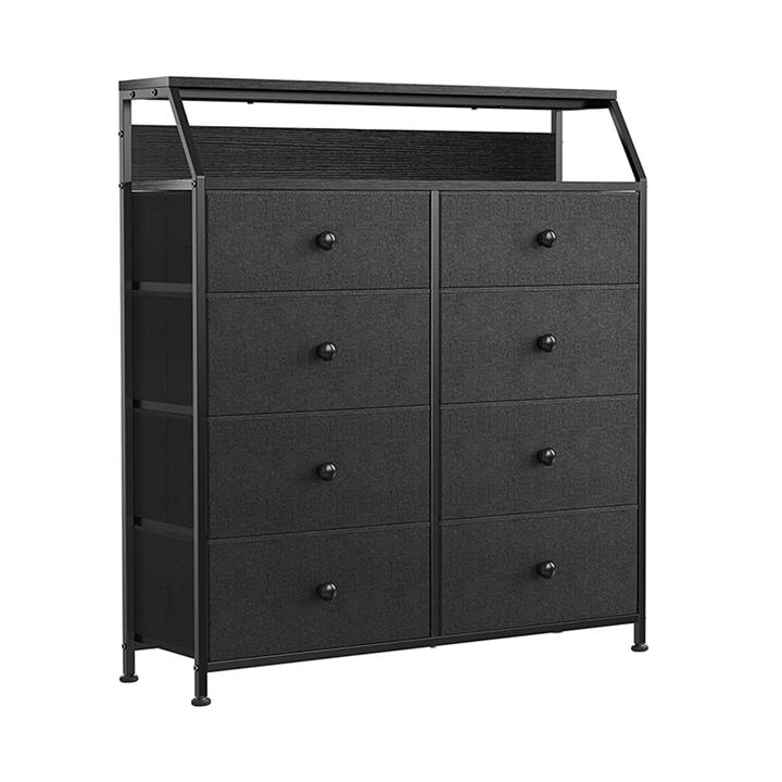 Bedroom with Shoe Racks Shelf, Storage Organizer 8 Drawer Dresser