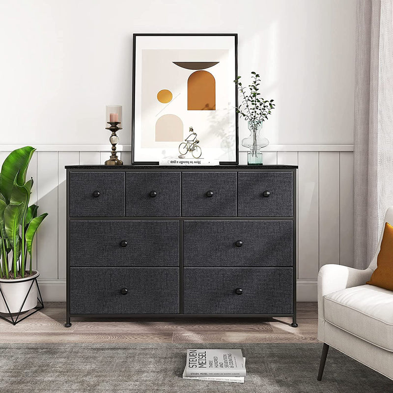 REAHOME 8 Drawer Dresser for Bedroom Chest of Drawers Closets Storage